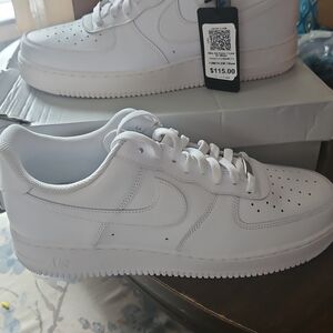 White Nike Air Force 1 Sneakers